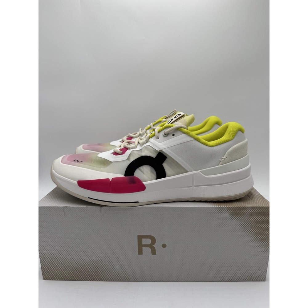 On Men's THE ROGER Pro 2 Tennis Shoes White Lime Size 14 NWB No Lid